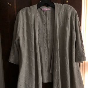 Wrap cashmere sweater